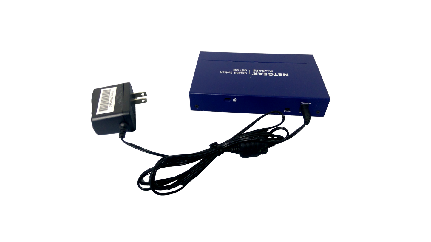 NetGear ProSAFE Gigabit Switch (gs108) 8-Ports External Hub