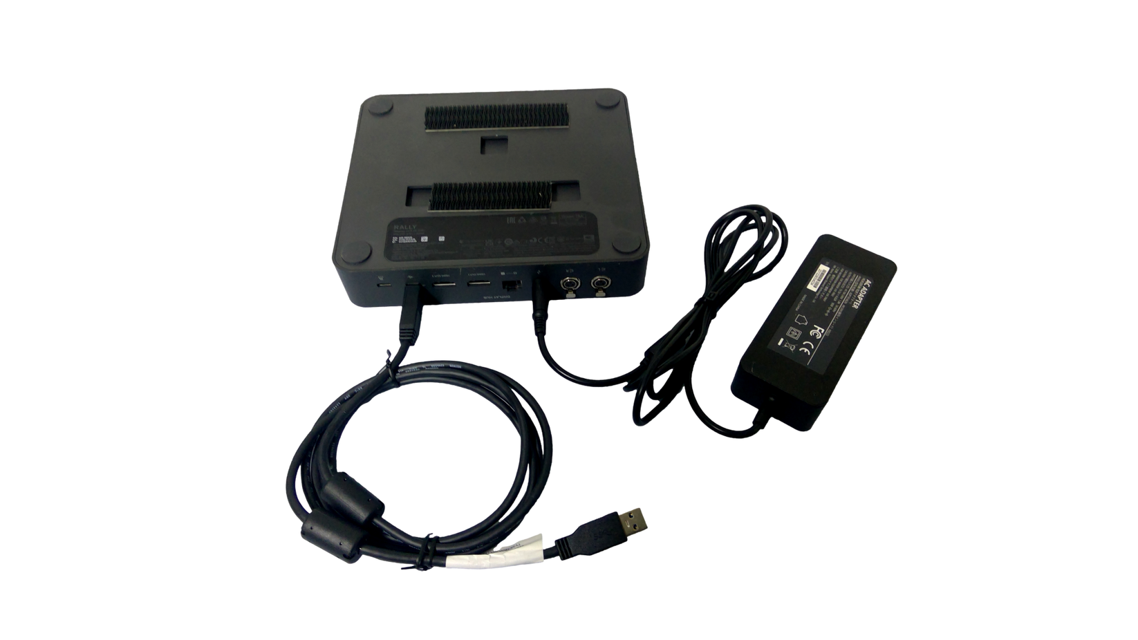 Logitech Rally HDMI USB-C Display Hub V-R0009 839-000539 With Power Su ...