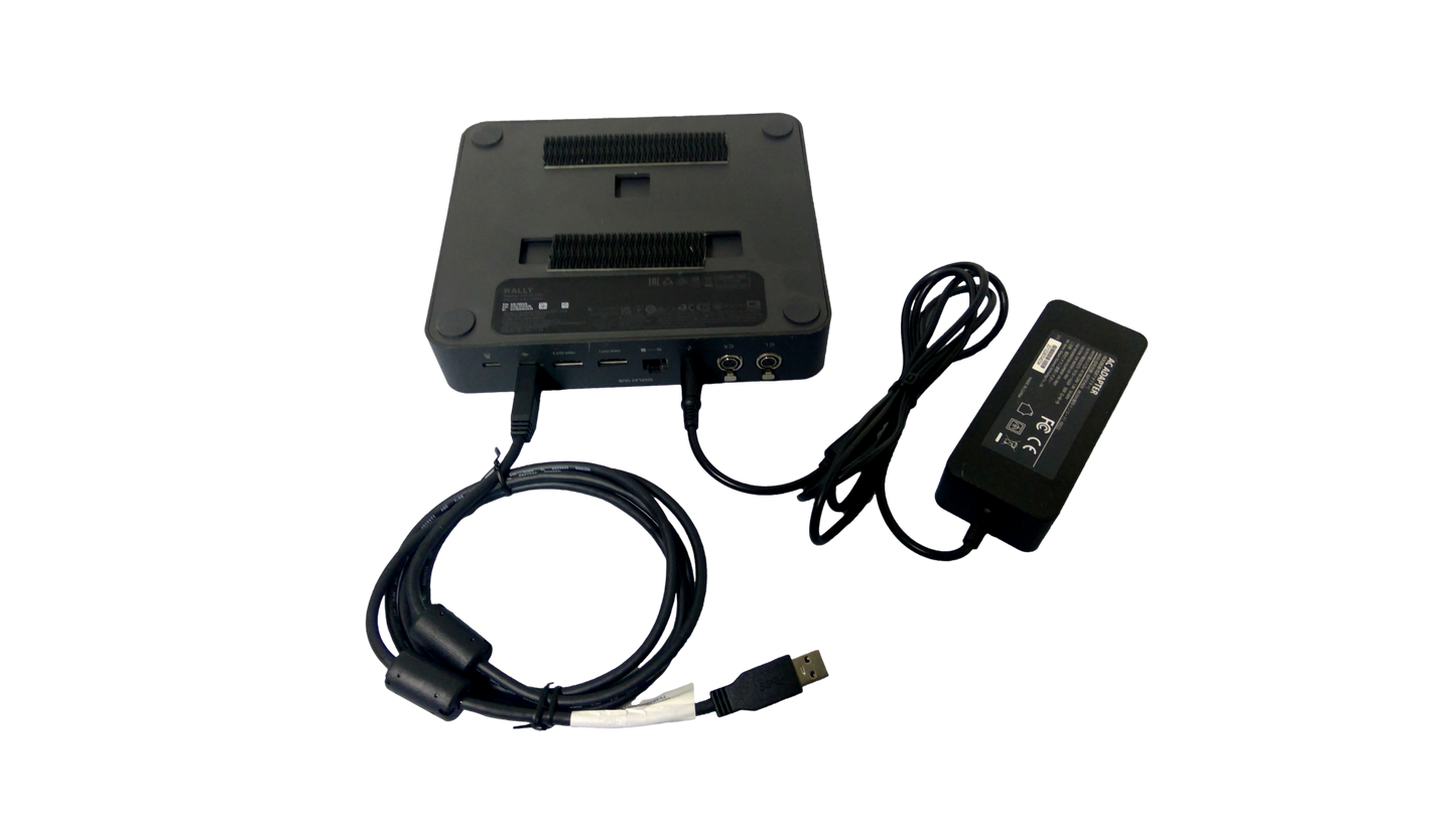 Logitech Rally HDMI USB-C Display Hub V-R0009 839-000539 With Power Supply