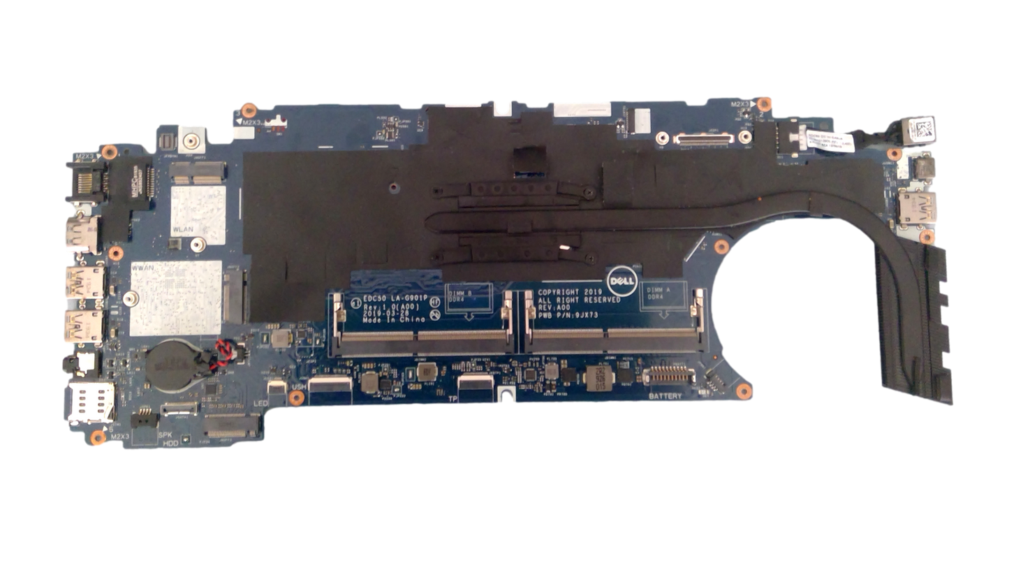 Dell Latitude 5500 Motherboard i5-8365U 1.6 GHz 9JX73 LA-G901P w/ Heatsink CMOS