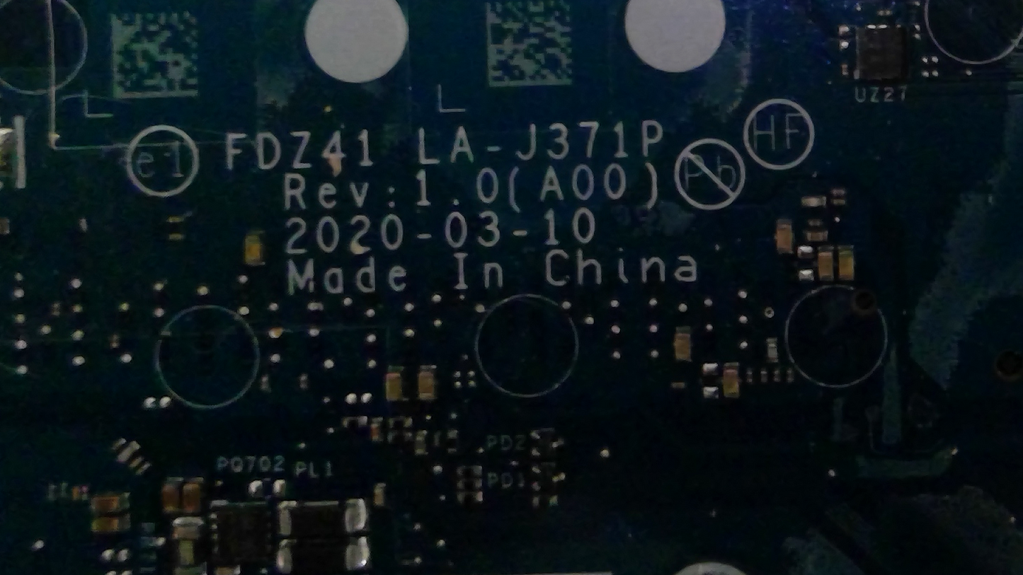 For DELL Latitude 5410 Laptop Motherboard i5-10310U FDZ41 LA-J371P CN-030CV1