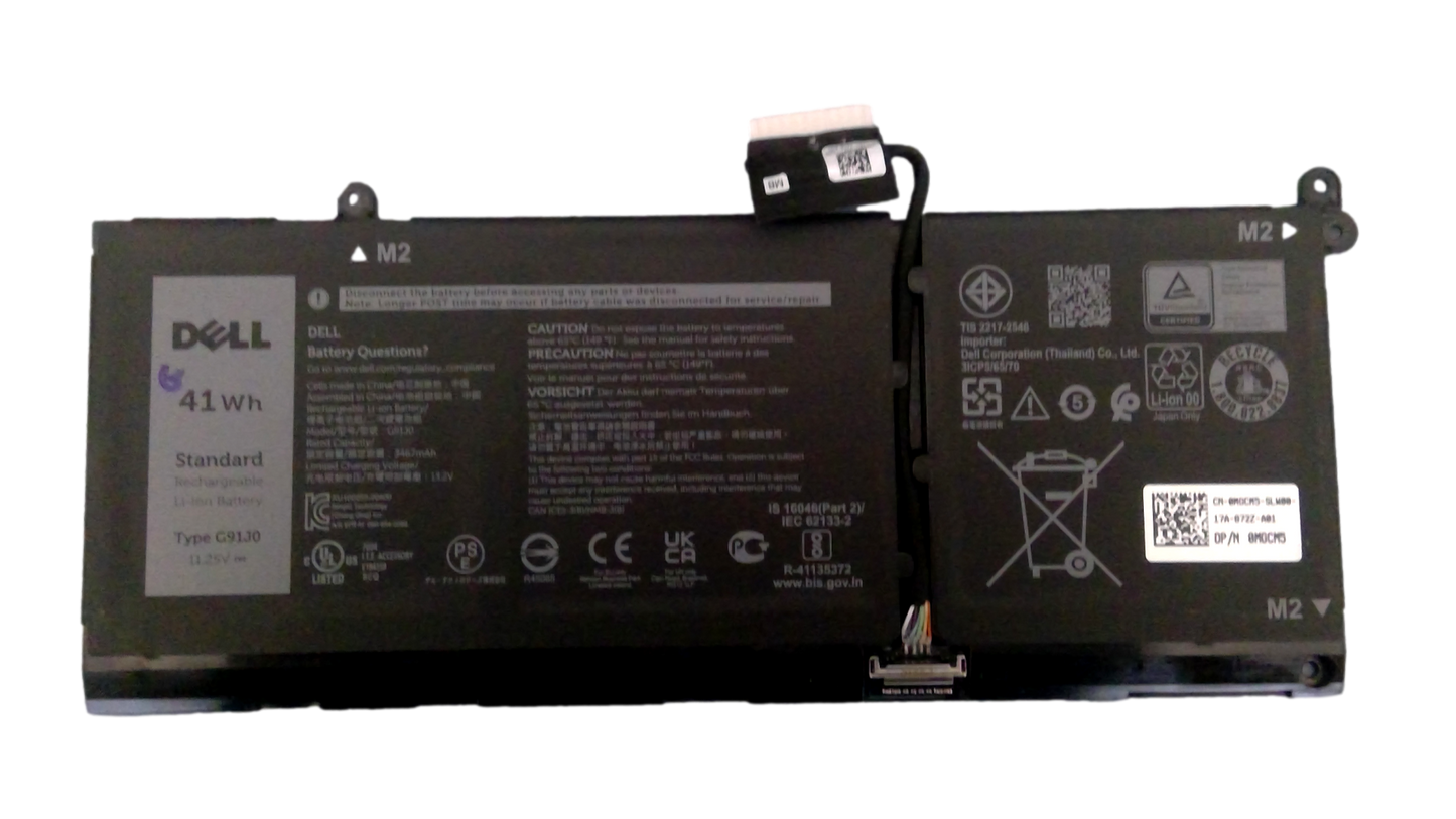 OEM DELL INSPIRON 15 3510 11.25V 41Wh 3467mAh LI-ION BATTERY G91J0 PG8YJ 0PG8YJ