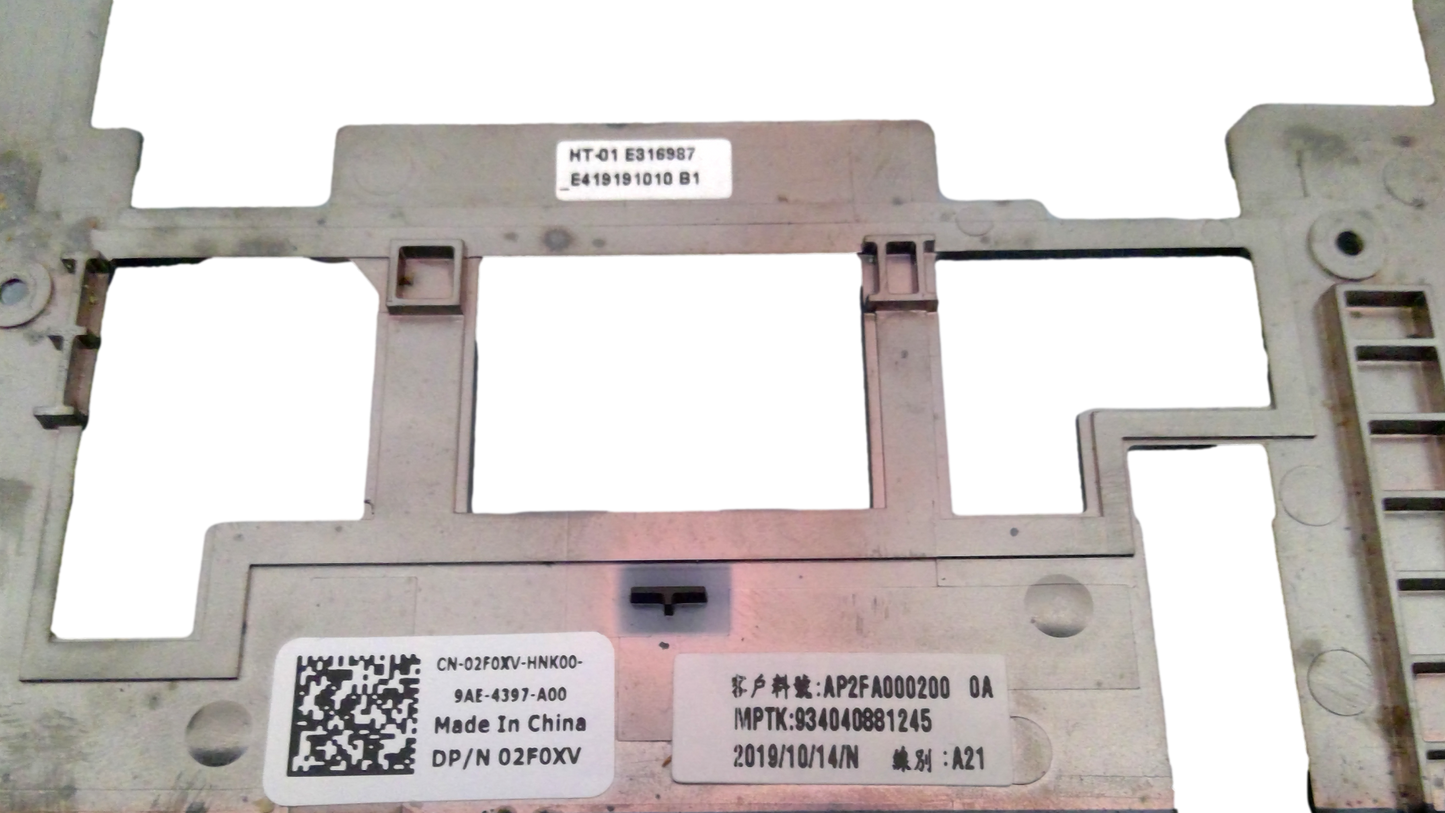 Dell Latitude 5500 Chassis Mid Support Frame 02F0XV - Genuine Laptop Parts