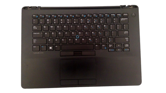 Dell Latitude E7470 14" Palmrest Touchpad US Keyboard XFY7W AP1DL000513