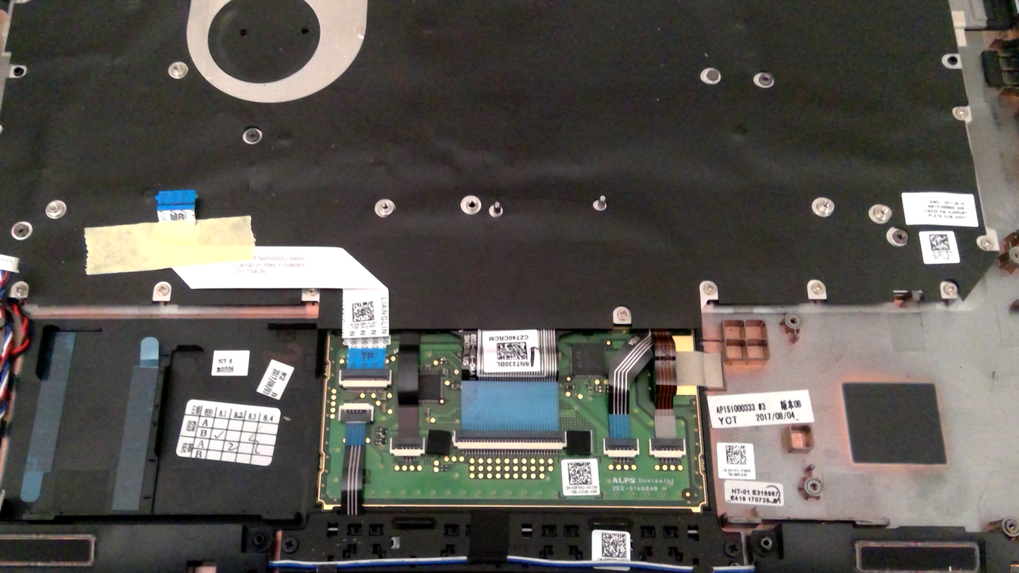 Dell Latitude 7480 Palmrest with Keyboard/Touchpad KYW46 0KYW46