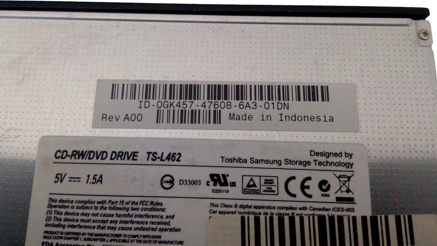Toshiba IDE TS-L462 CD-RW/DVD ROM Ver C & D