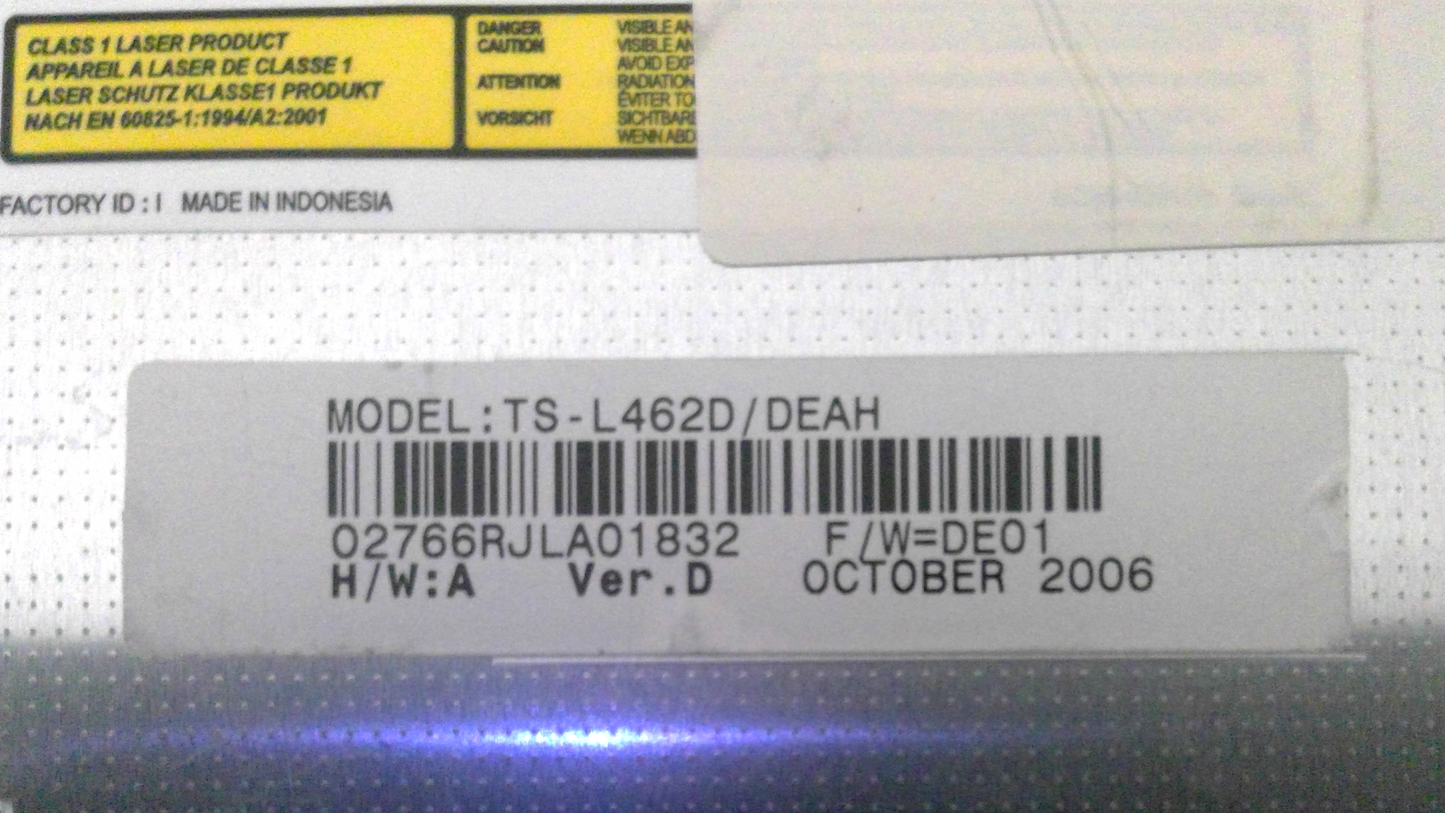 Toshiba IDE TS-L462 CD-RW/DVD ROM Ver C & D