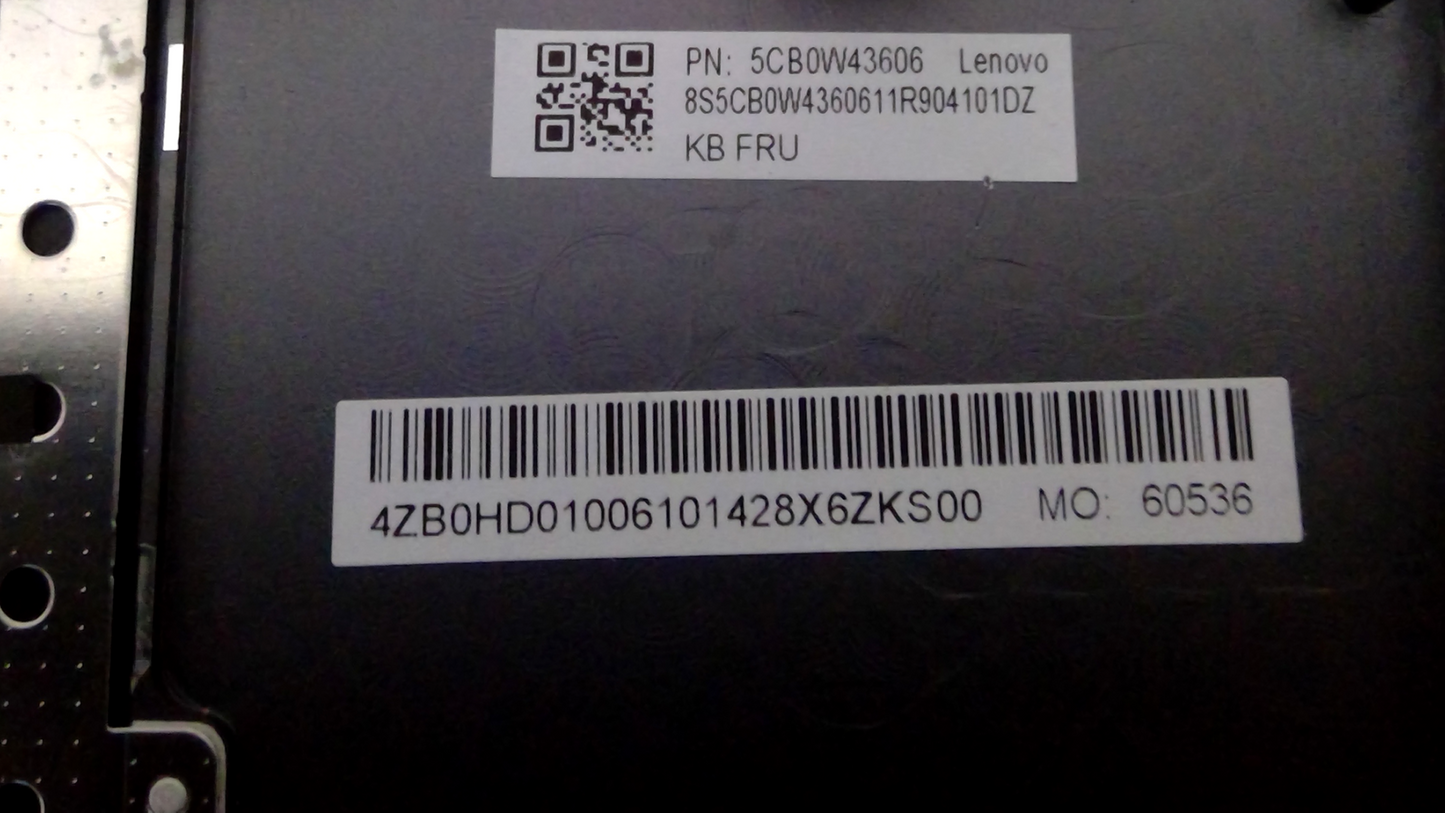LENOVO YOGA C940-15IRH KEYBOARD PALMREST ASSEMBLY 5CB0W43606