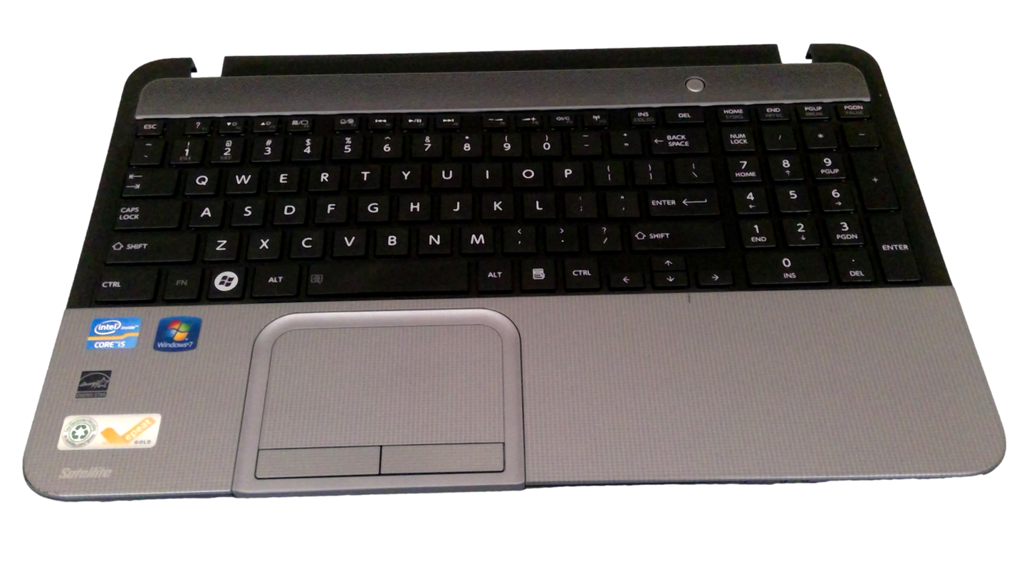 TOSHIBA Satellite L855 L855D Series 15.6 Inch Laptop Palmrest w/ Touchpad and keyboard