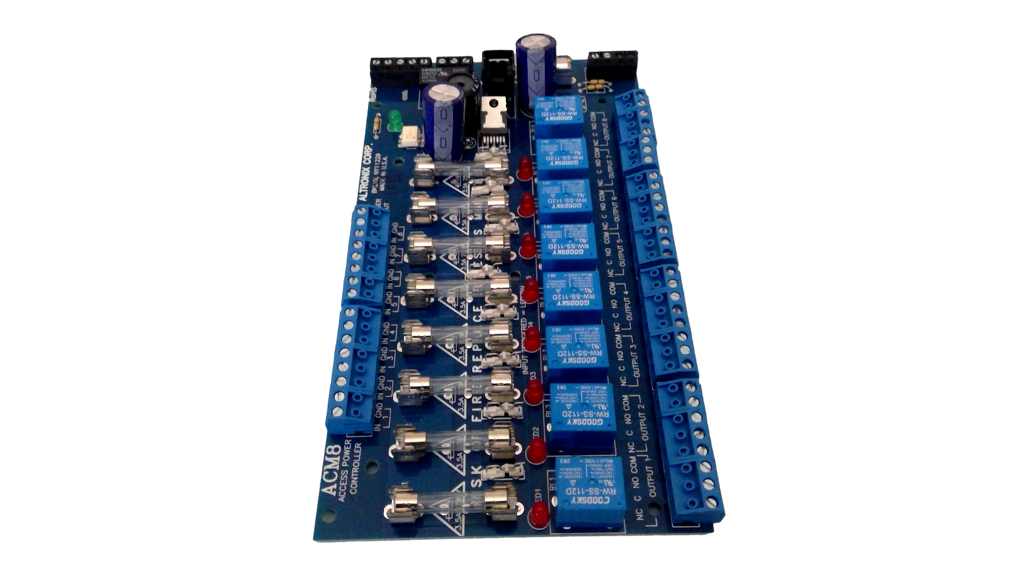 Altronix ACM8CB Multi-Output Access Power Controller Fire Alarm Cameras Security