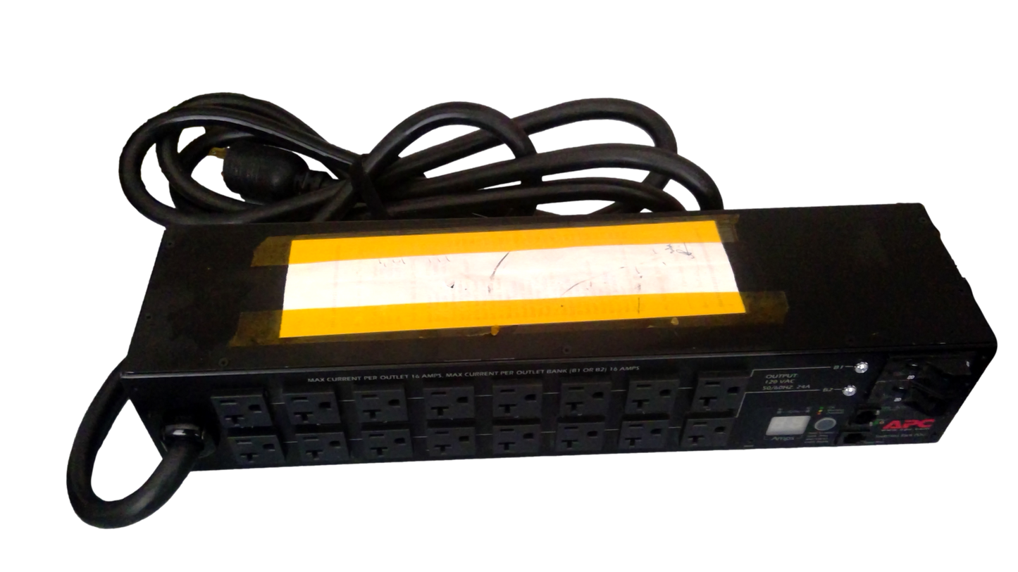 APC AP7802B Switched Rack PDU Power Distribution Unit 120V 24A 16x