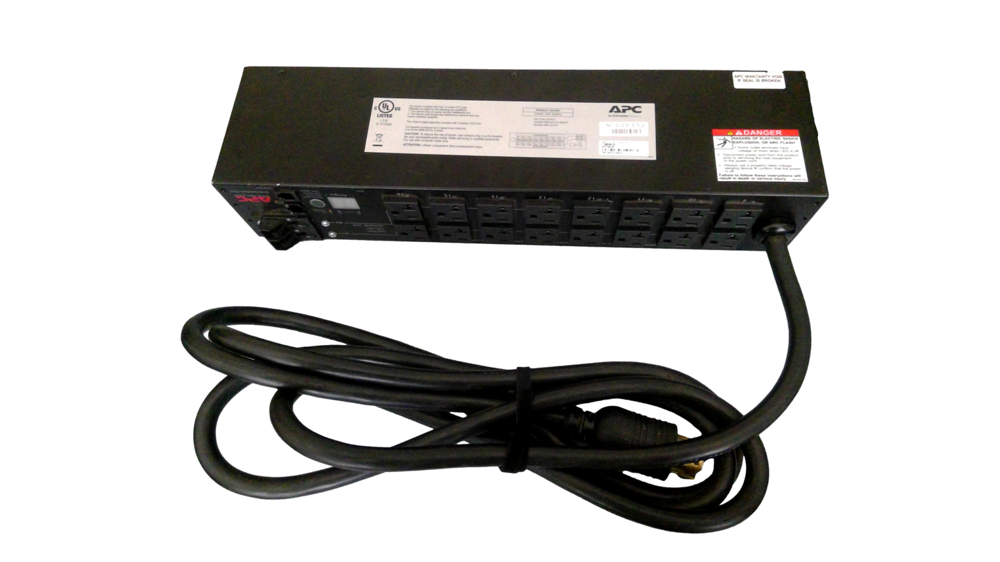 APC AP7802B Switched Rack PDU Power Distribution Unit 120V 24A 16x