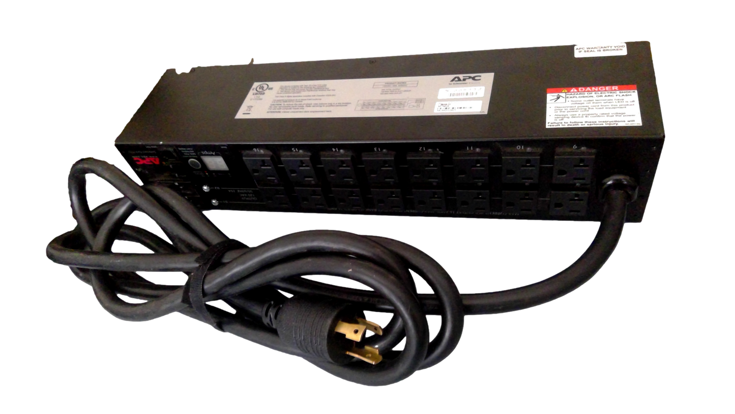 APC AP7802B Switched Rack PDU Power Distribution Unit 120V 24A 16x