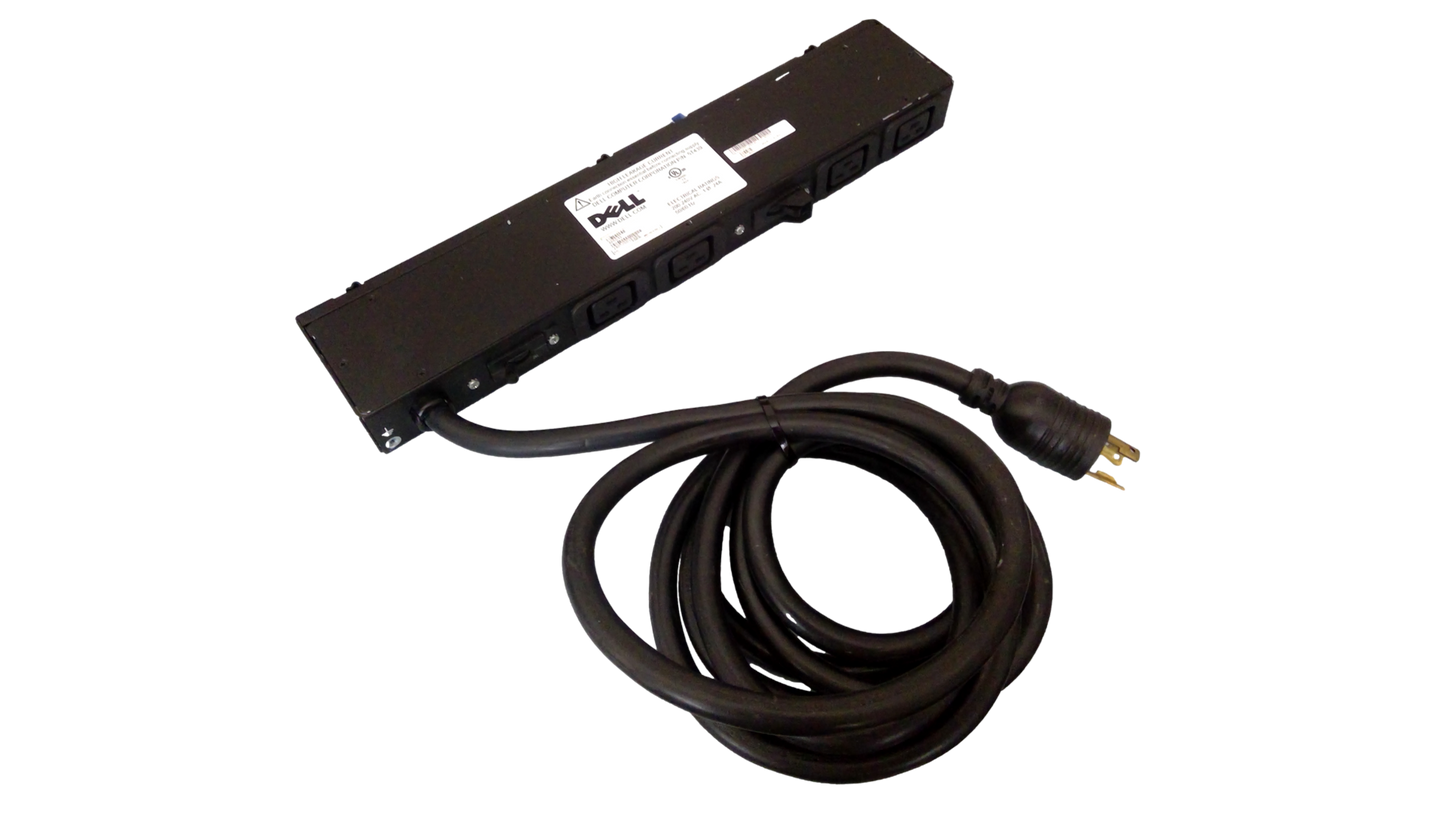 Dell 5T439 APC AP6031 Unmanaged PDU 240 VAC 24A L6-30P to 4x C19 Outlets