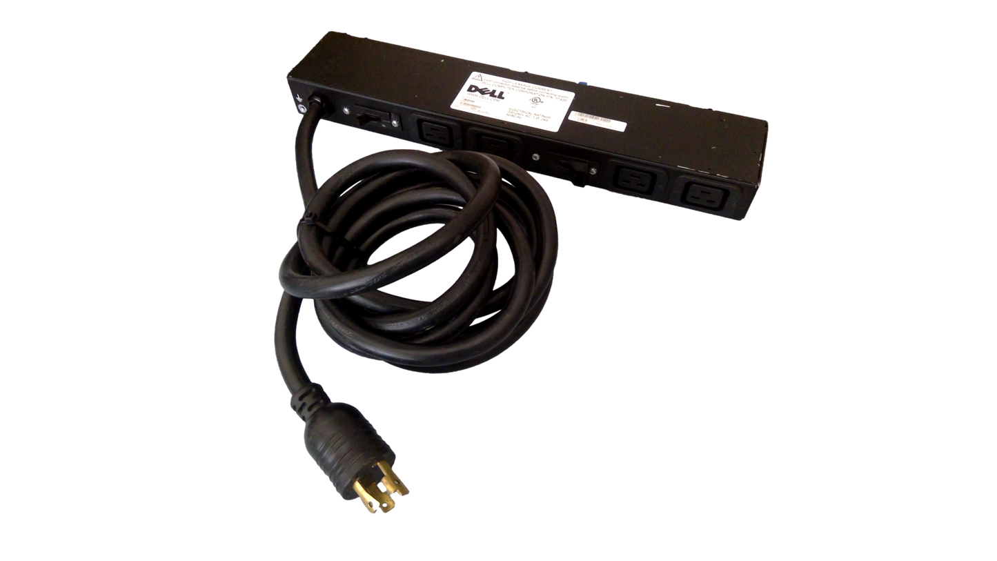 Dell 5T439 APC AP6031 Unmanaged PDU 240 VAC 24A L6-30P to 4x C19 Outlets