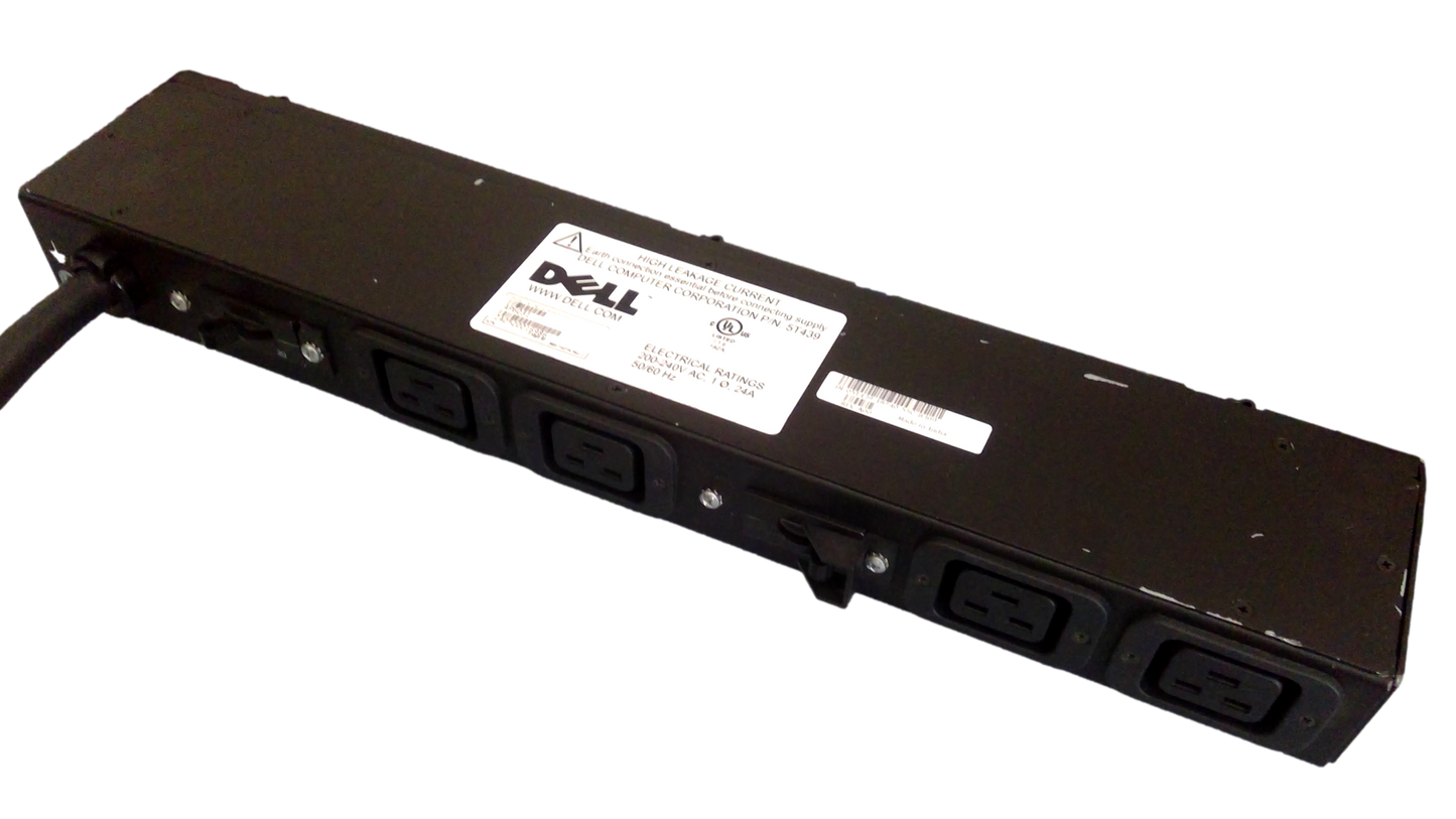 Dell 5T439 APC AP6031 Unmanaged PDU 240 VAC 24A L6-30P to 4x C19 Outlets