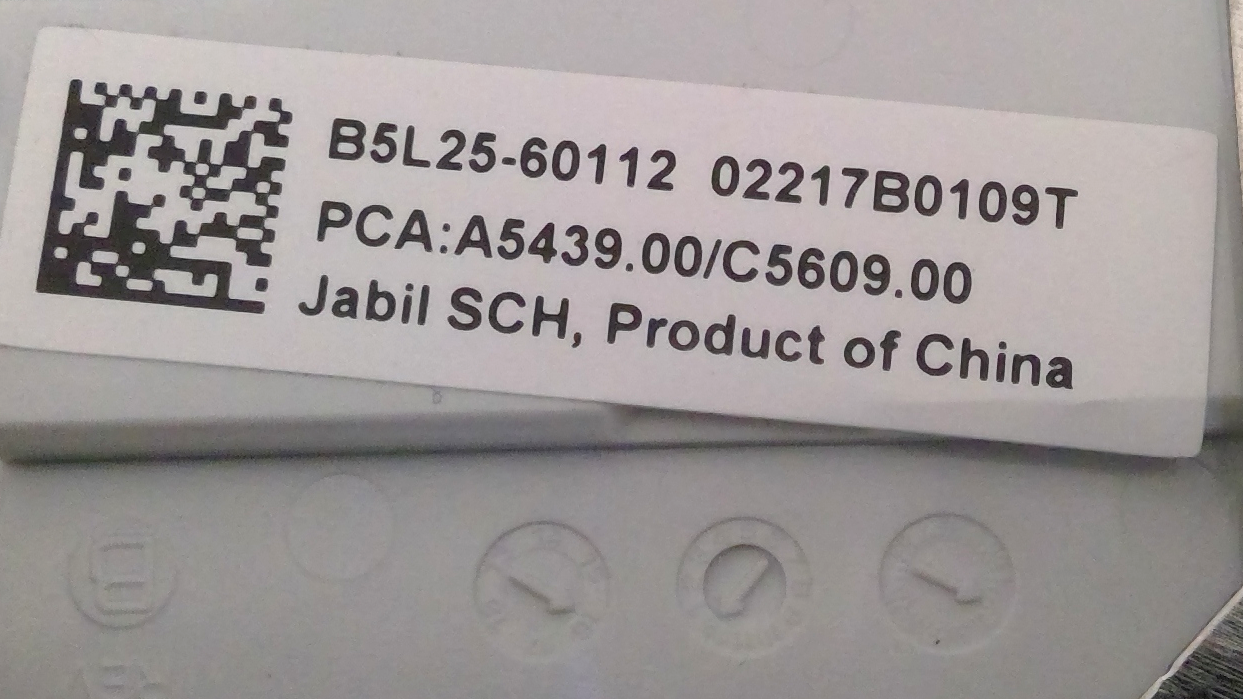 Display Control Panel B5L25-60112 HP PageWide Enterprise & HP Laserjet Printers