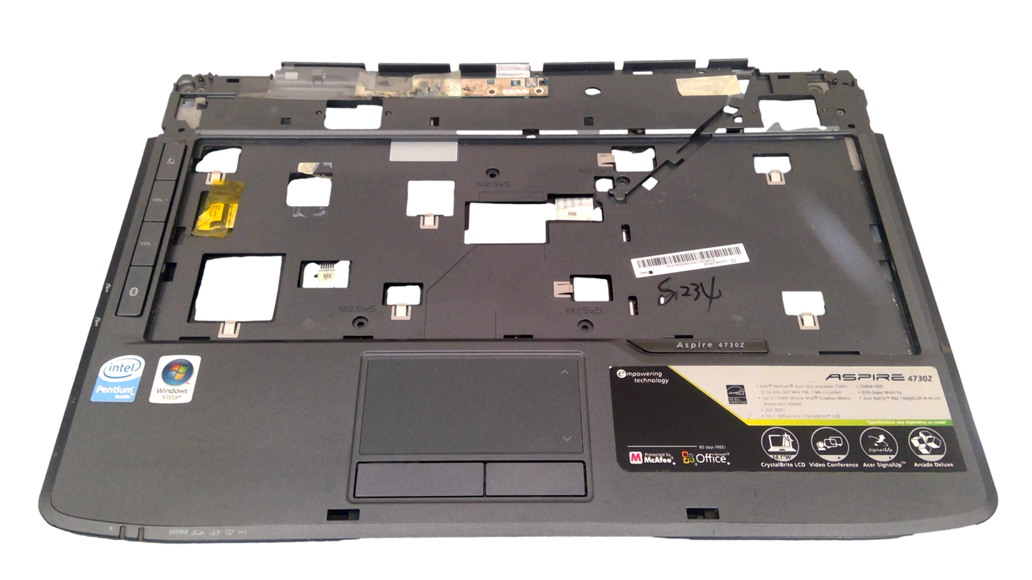 Laptop Palmrest Touchpad Keyboard Bezel Acer Aspire 4730Z