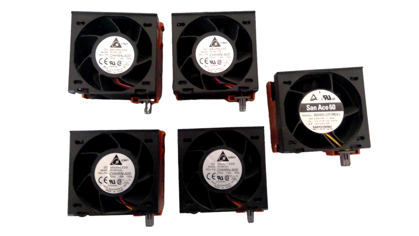 Lot Of 5 * Dell 090XRN 90XRN PowerEdge R710 Server Blowing Cooling Fan