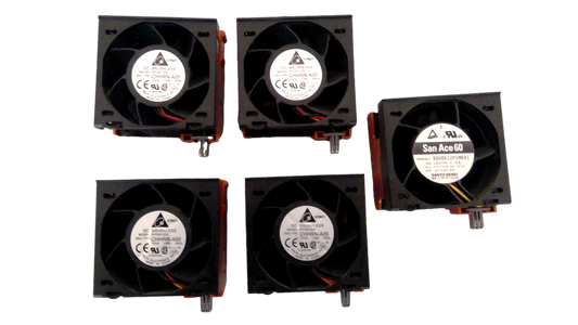 Lot Of 5 * Dell 090XRN 90XRN PowerEdge R710 Server Blowing Cooling Fan