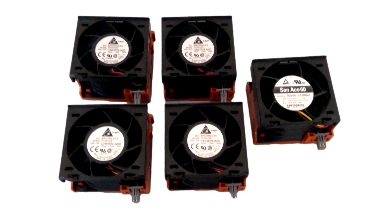 Lot Of 5 * Dell 090XRN 90XRN PowerEdge R710 Server Blowing Cooling Fan