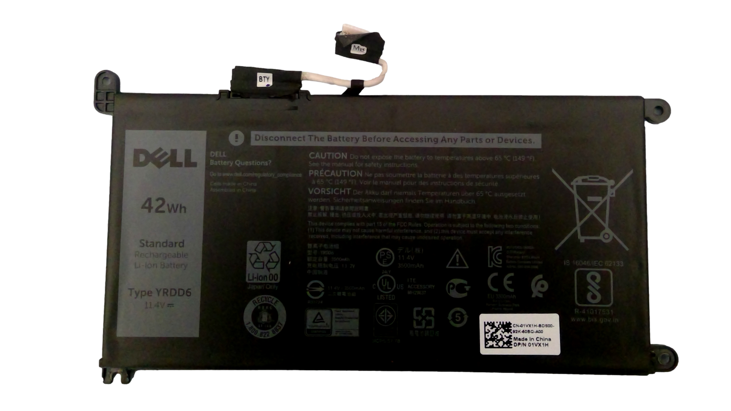 YRDD6 1VX1H VM732 Battery For Dell Inspiron 3493 5482 3582 7586 3793 3593 5590