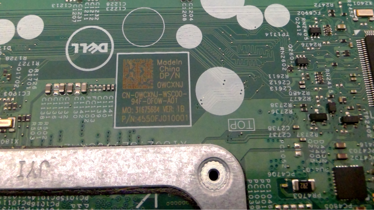 Dell Inspron 5480 5580 5488 Vostro 5481 5581 I7-8565U Laptop Motherboard WCXNJ