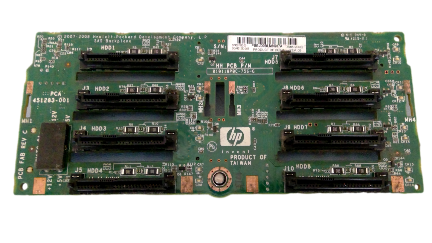 HP 010118P0C-756-G SAS BACKPLANE FOR DL380 G6 G7 507690-001 451283-001 #GK4992