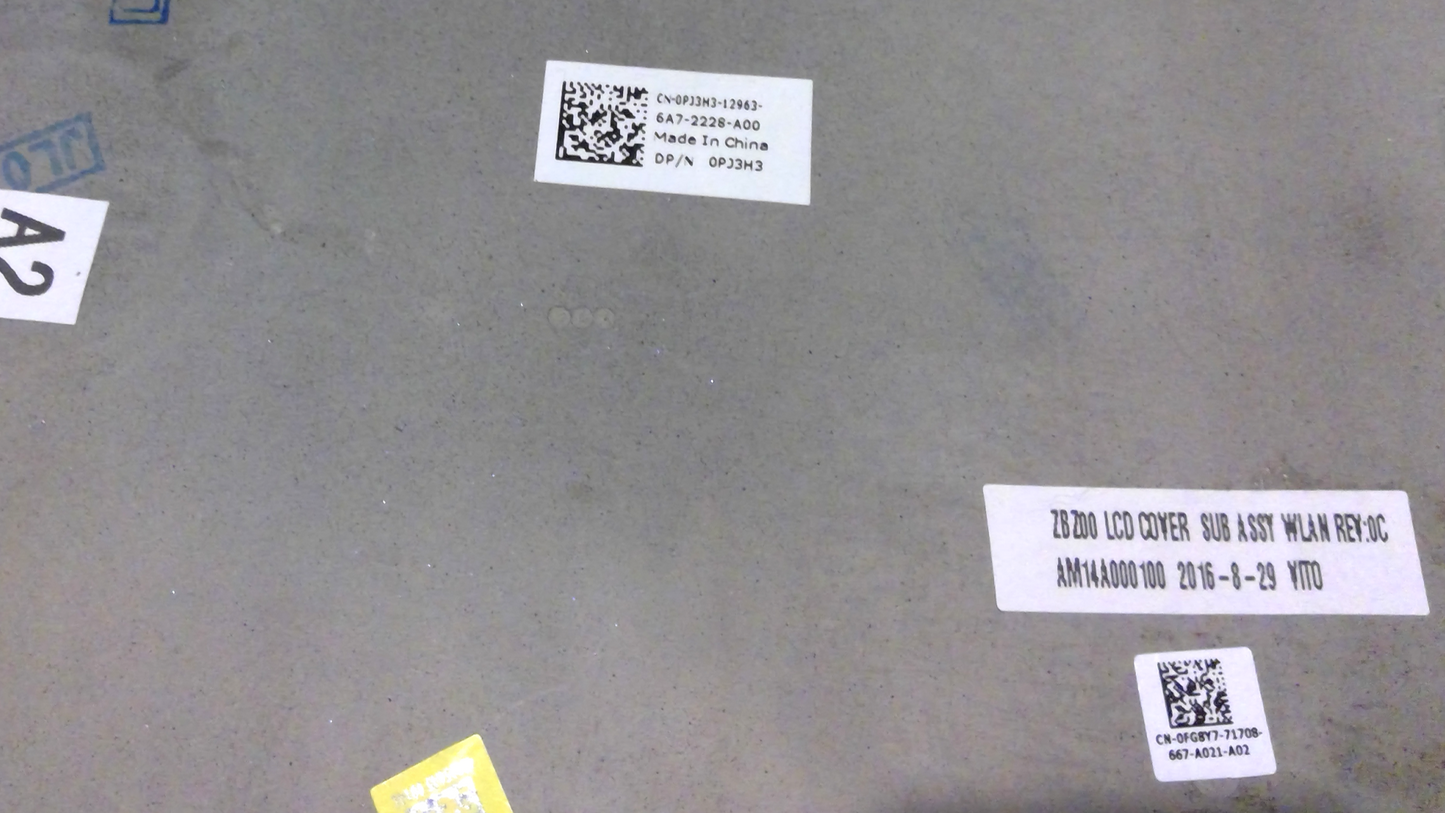 Lcd Rear Cover Top Screen Case For Dell Latitude 7250 E7250 0PJ3H3 PJ3H3