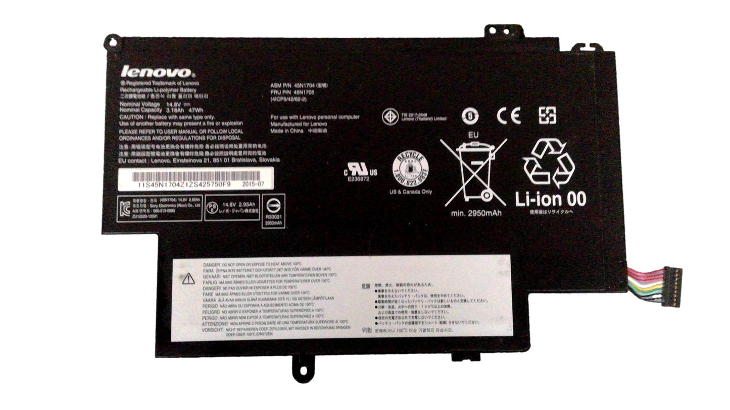 Lenovo Thinkpad Yoga 12-20DK Genuine Battery 45N1705 8Cell 47Whr