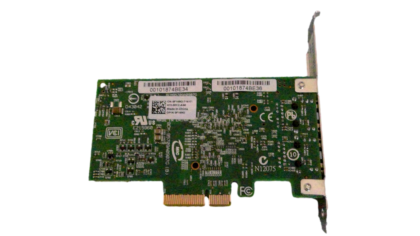 DELL DUAL PORT BROADCOM 5709 PCIE NIC F169G