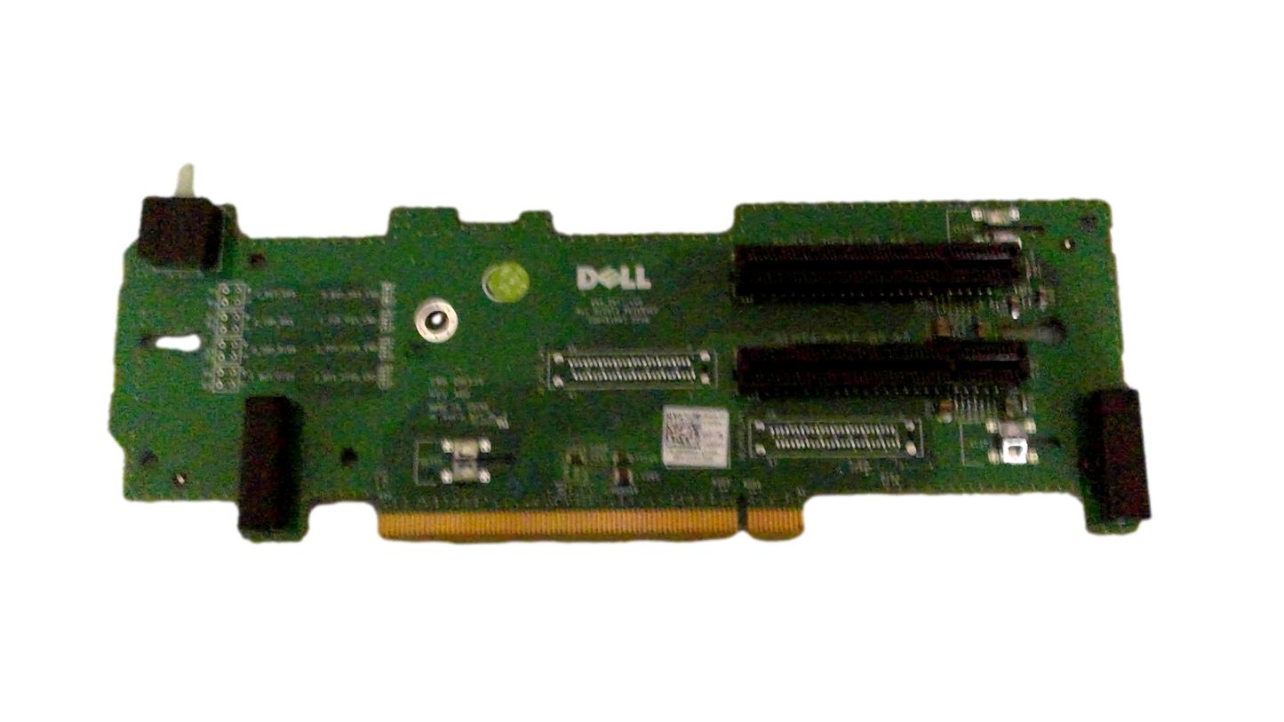 Dell PowerEdge R710 PCI-E PCIe 2x8 Riser MX843 MODIFIED WITH OPEN SLOTS for GPU