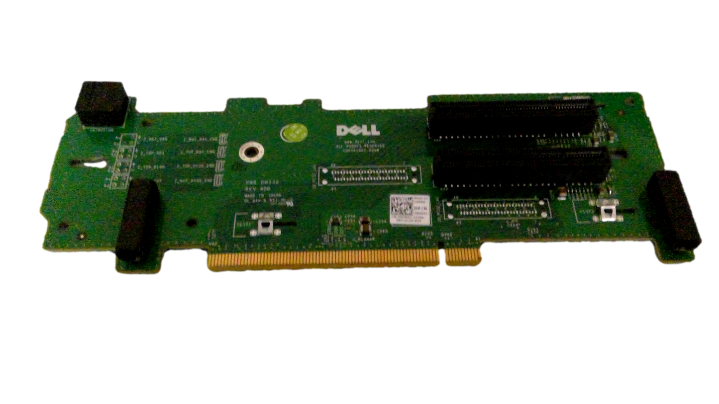 Dell PowerEdge R710 PCI-E PCIe 2x8 Riser MX843 MODIFIED WITH OPEN SLOTS for GPU