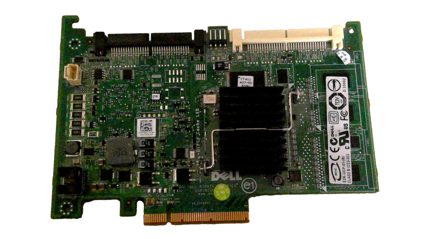 T954J Dell, Inc Dell Perc 6/i Internal SAS/SATA Raid Controller Card 0T954J