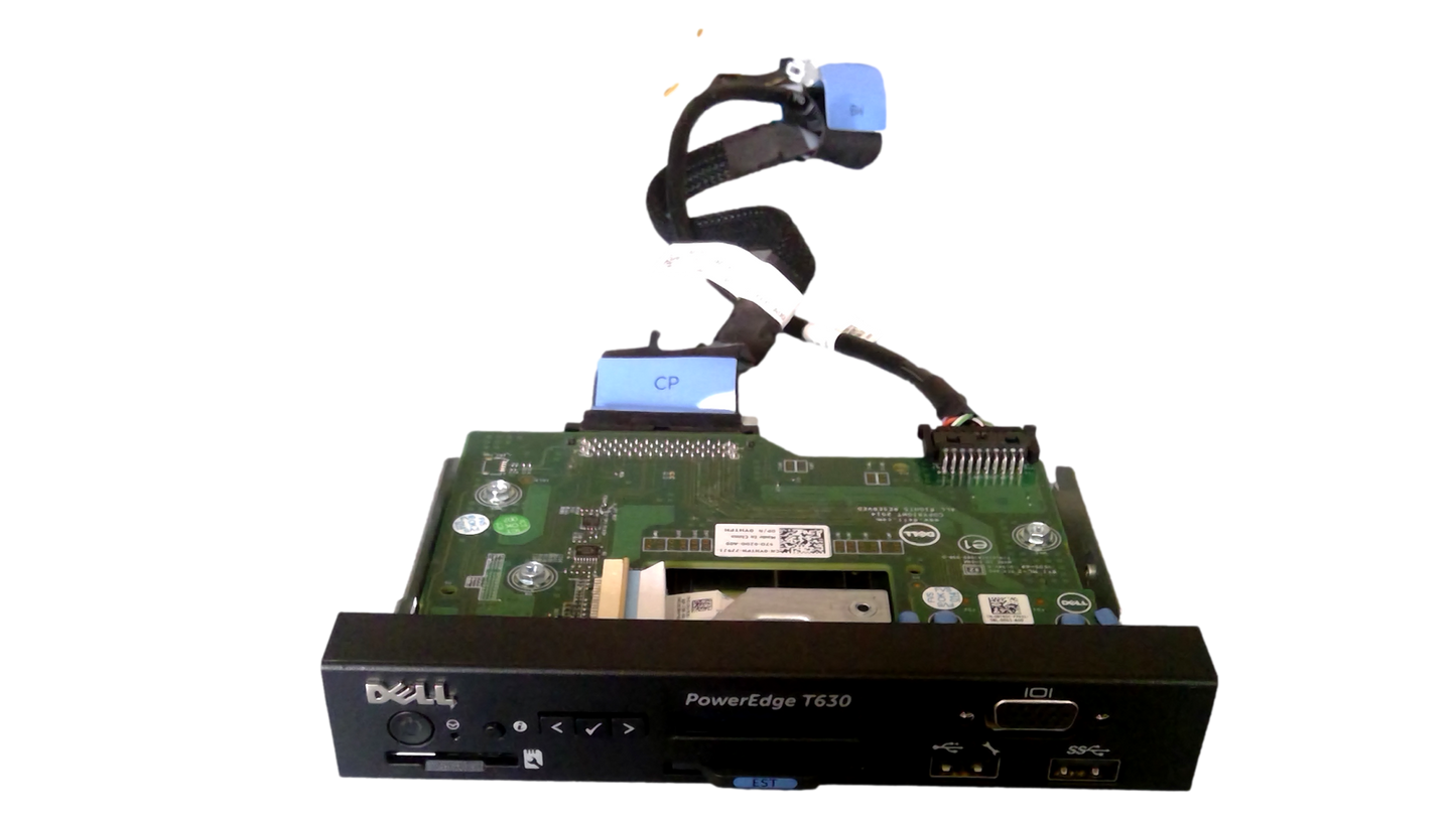 Dell PowerEdge T630 Server Front I/O Control Panel Dell P/N: 0YHTPH