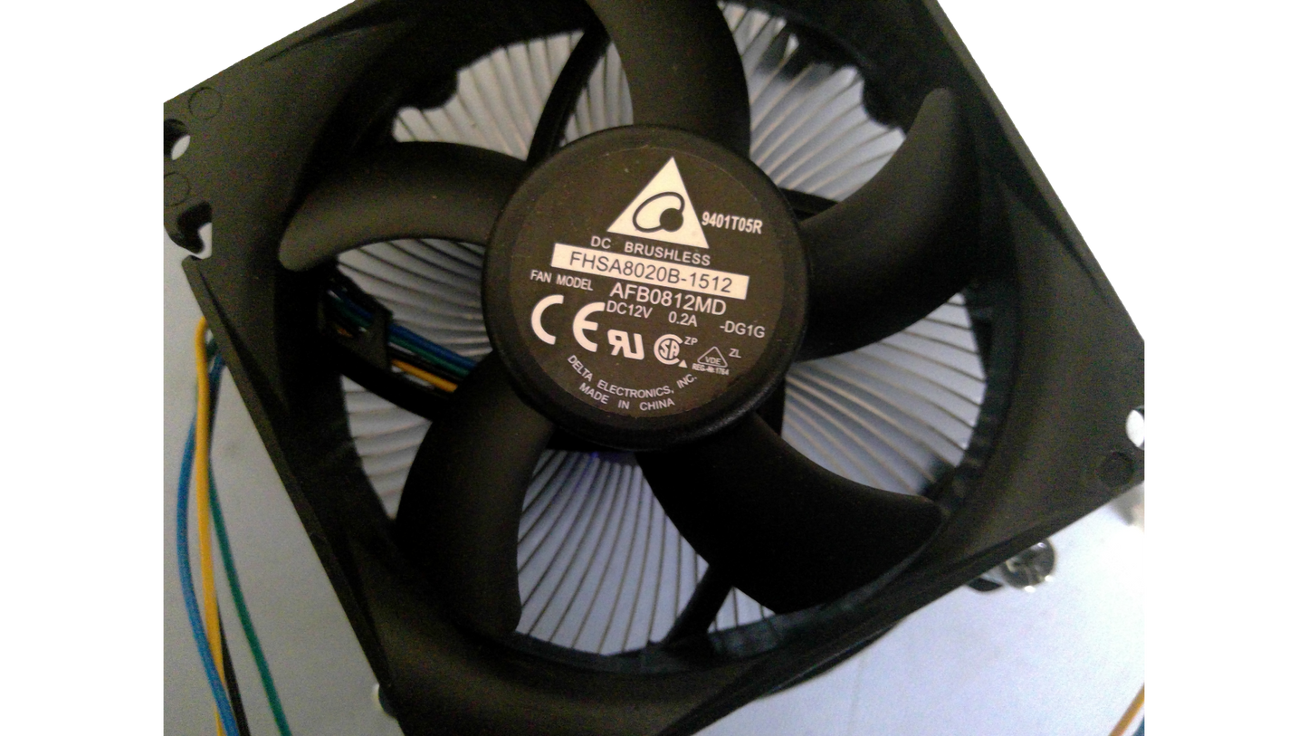 Delta Electronics FHSA8020B-1512 Heat Sink & Fan Assembly, DC12V, 0.2A