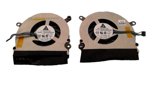 Apple Macbook 15" A1260 2008 CPU Fan Dual Left & Right Pair Set KDB04505HA