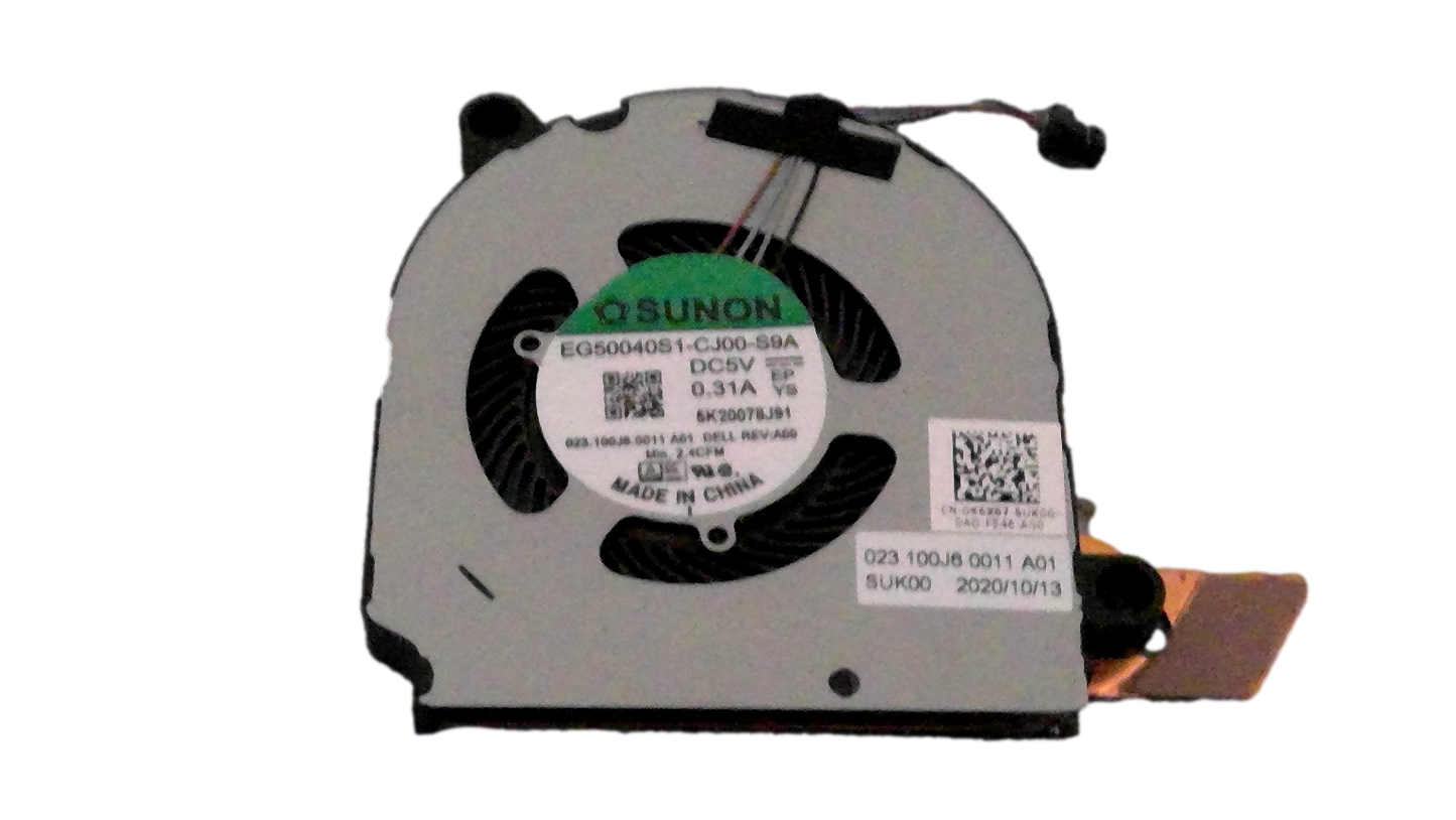 Genuine Dell Latitude 5310 Laptop Cooling Fan K6X87 0K6X87