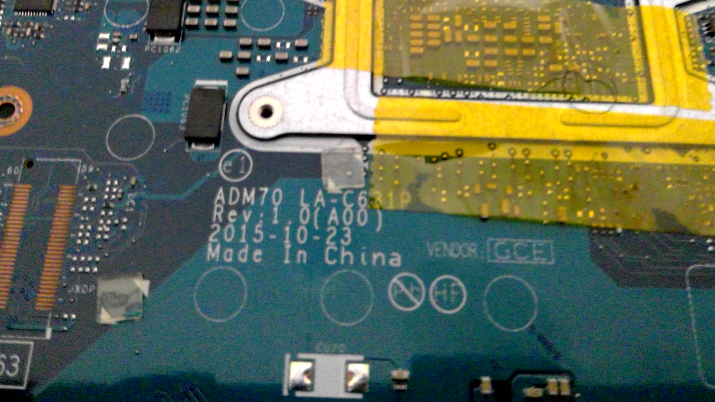 Dell Latitude E5470 14" Laptop Intel i5-6200U 2.4GHz Motherboard LA-C631P