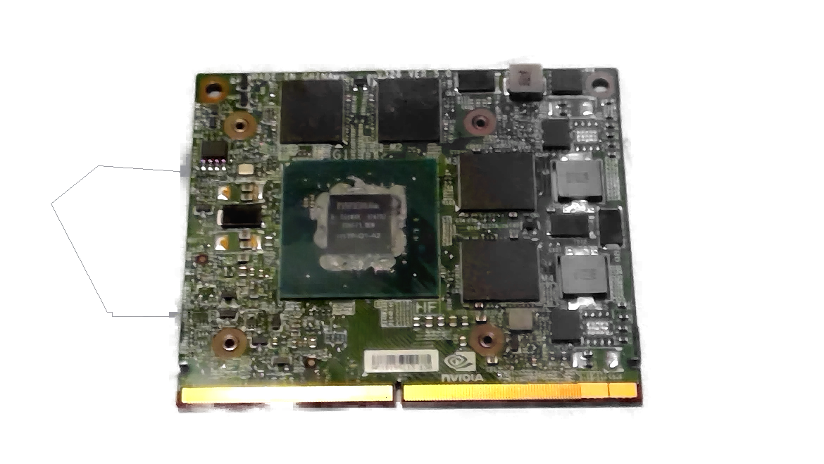 Dell Precision 7520 NVIDIA Quadro M1200 4GB DDR5 Video Card - RD3JG 0RD3JG