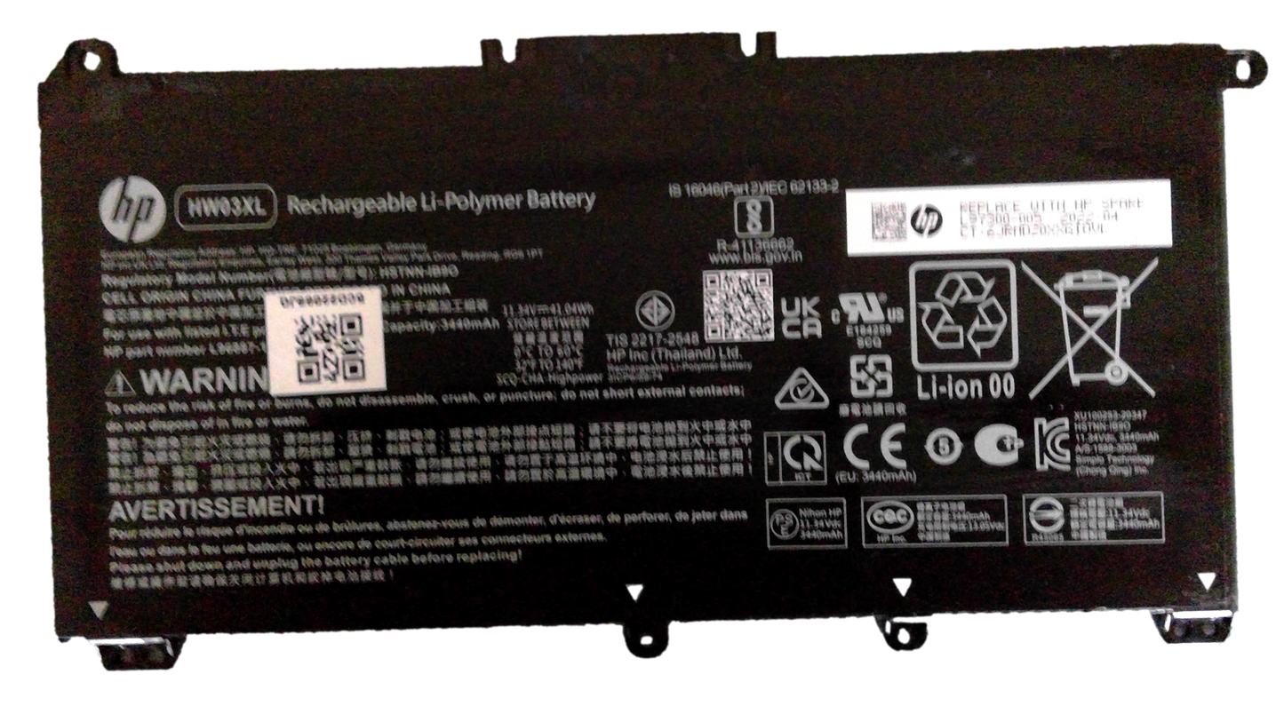 Genuine HW03XL Battery For HP Pavilion 15-EG 15-EH 15T-EG 17-CN 17-CP L97300-005