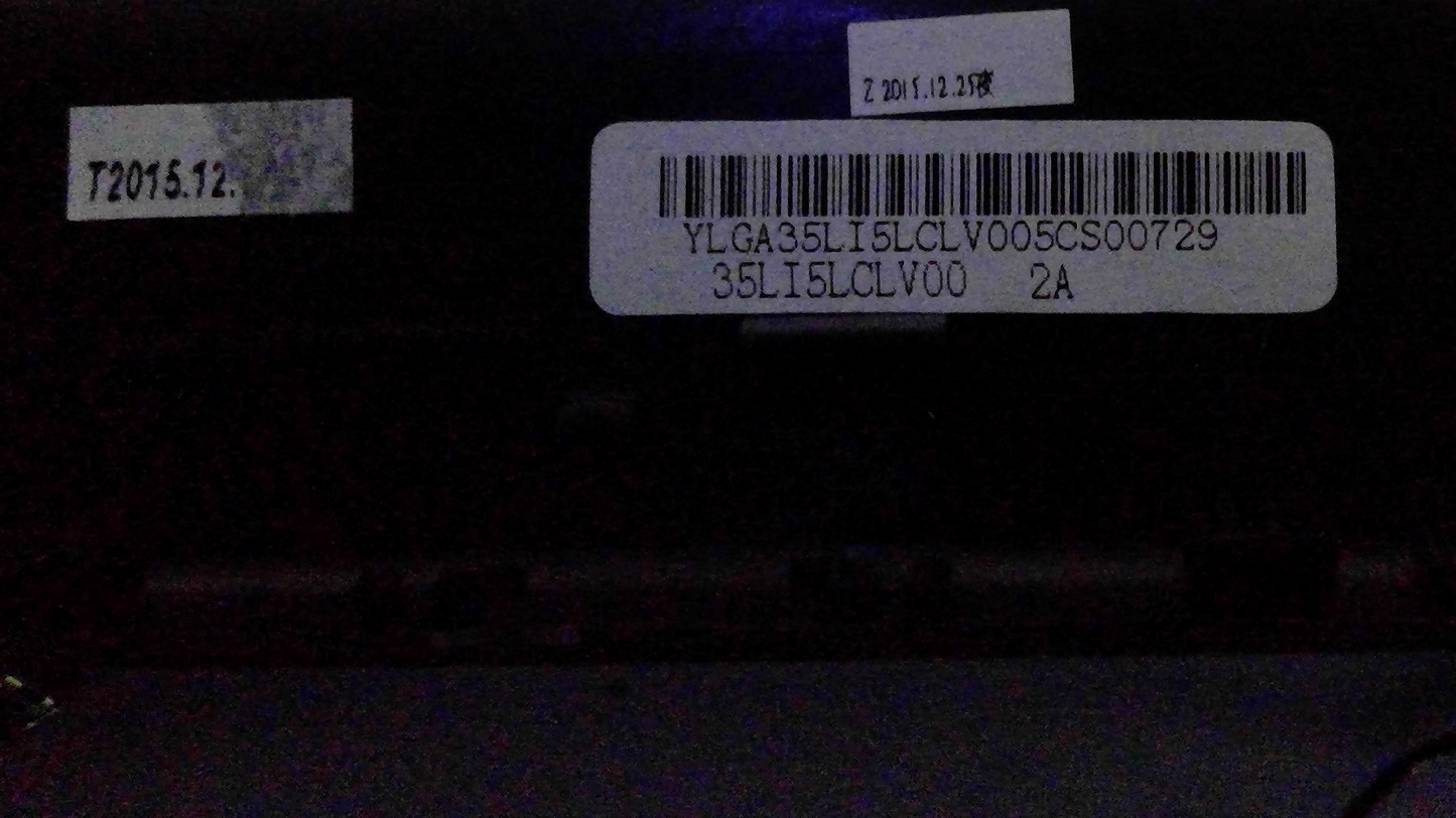Oem - Lenovo ThinkPad 11E Chrome 20DU 20DB Top Rear Back Cover - 35LI5LCLV00