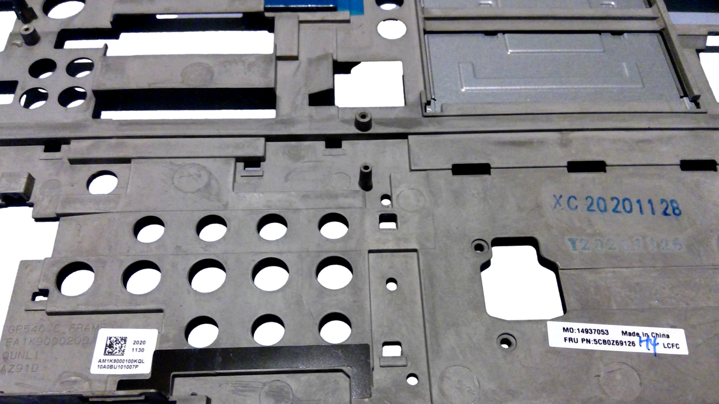 AM1K9000100 5CB0Z69126 Lenovo Palmrest Middle Frame ThinkPad P15 20SU