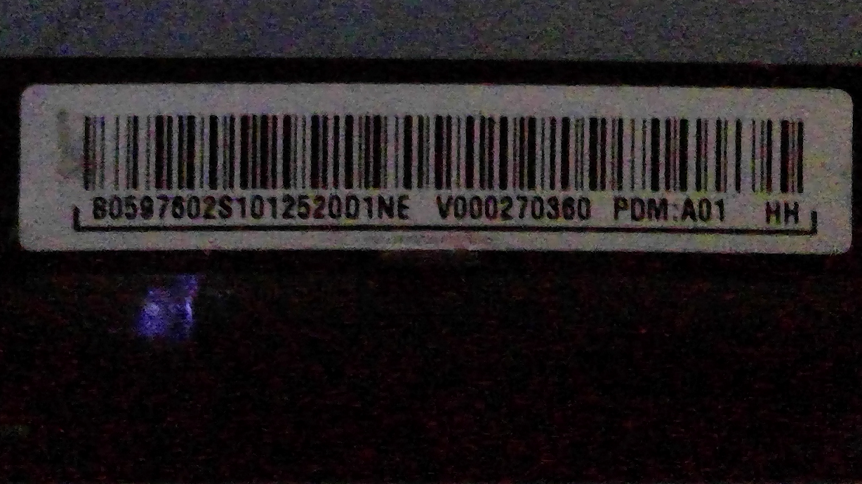 V000270360 GENUINE TOSHIBA LCD DISPLAY BEZEL SATELLITE C855D-S5103