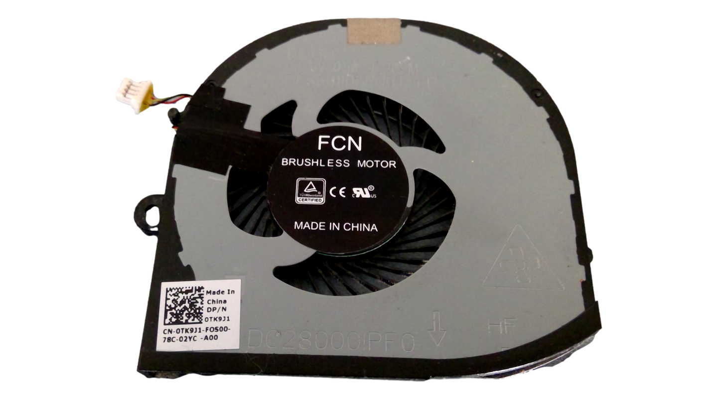 Dell XPS 15 9560 Laptop Right Side CPU Cooling Fan TK9J1 0TK9J1