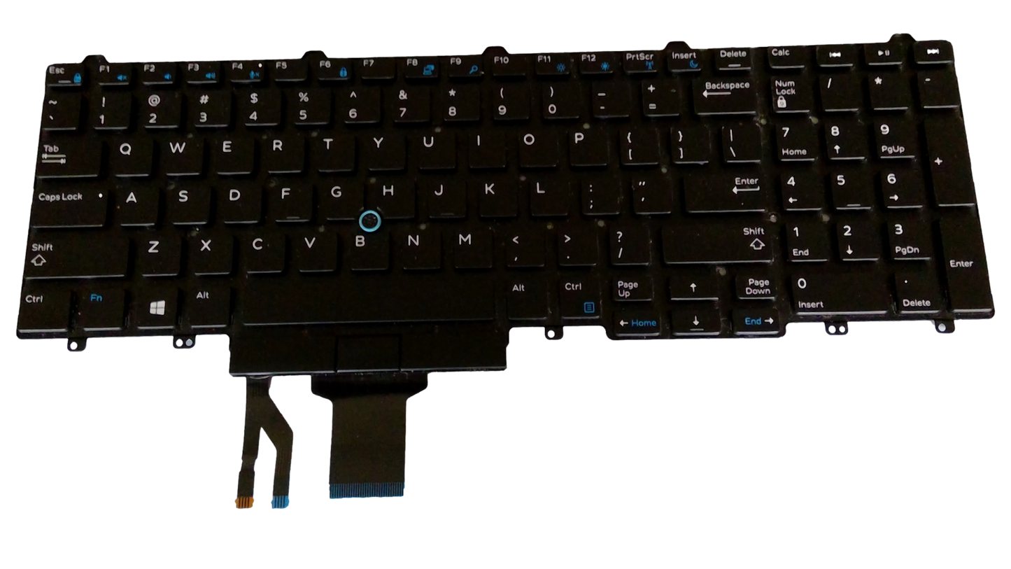 Dell Precision 3510 3520 3530 N7CXW US Keyboard