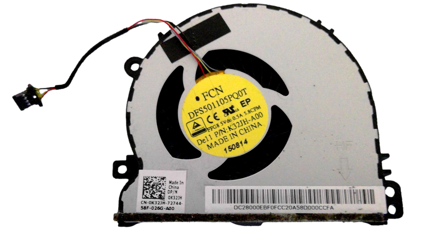 Dell Latitude 3450 3550 CPU Fan K32JH 0K32JH