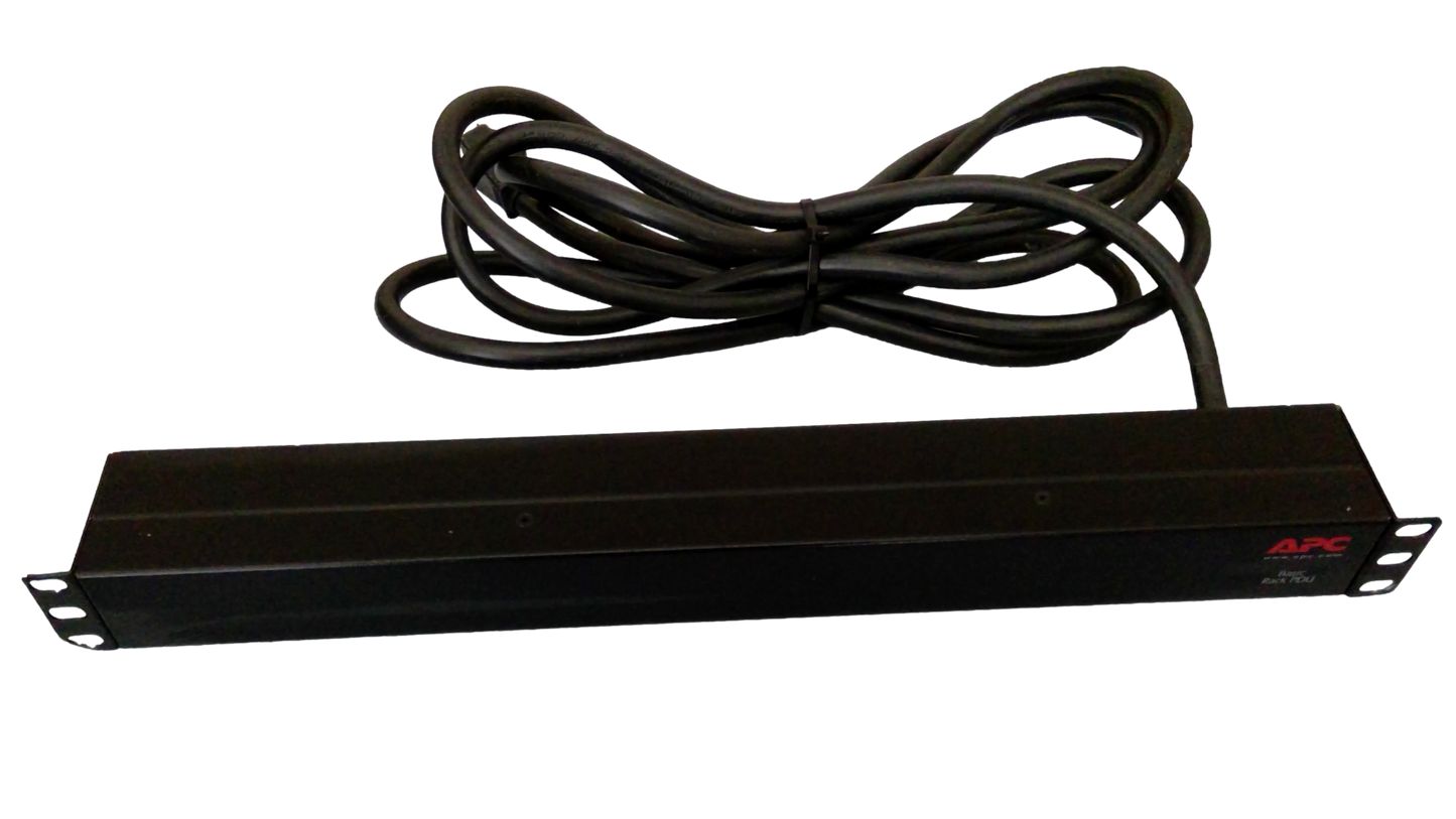 APC AP9563 1U Rack Mount PDU 120V 20A 10-Outlets NEMA 5-20R Power Strip
