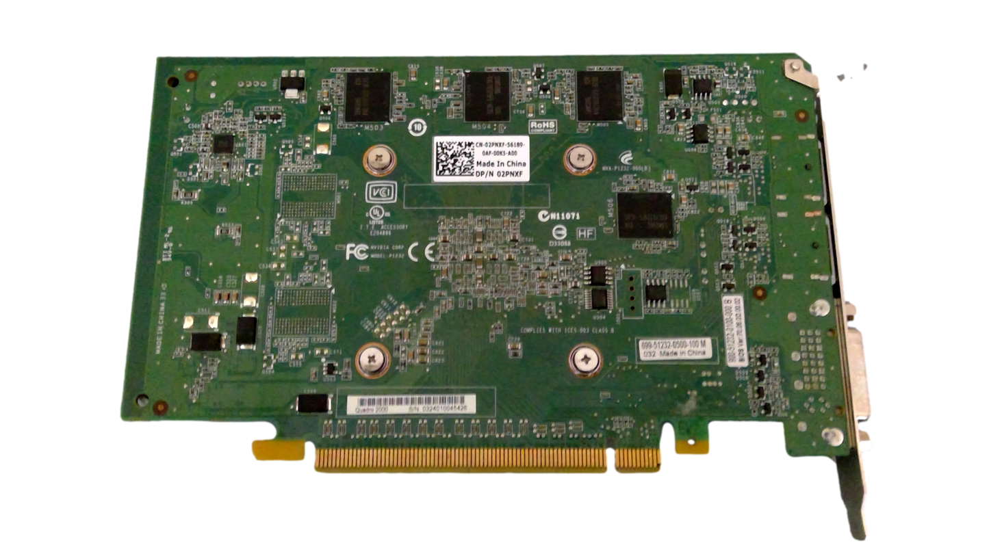 Dell Nvidia Quardro 2000 1GB GDDR5 PCI-E Video Card Dell 2PNXF