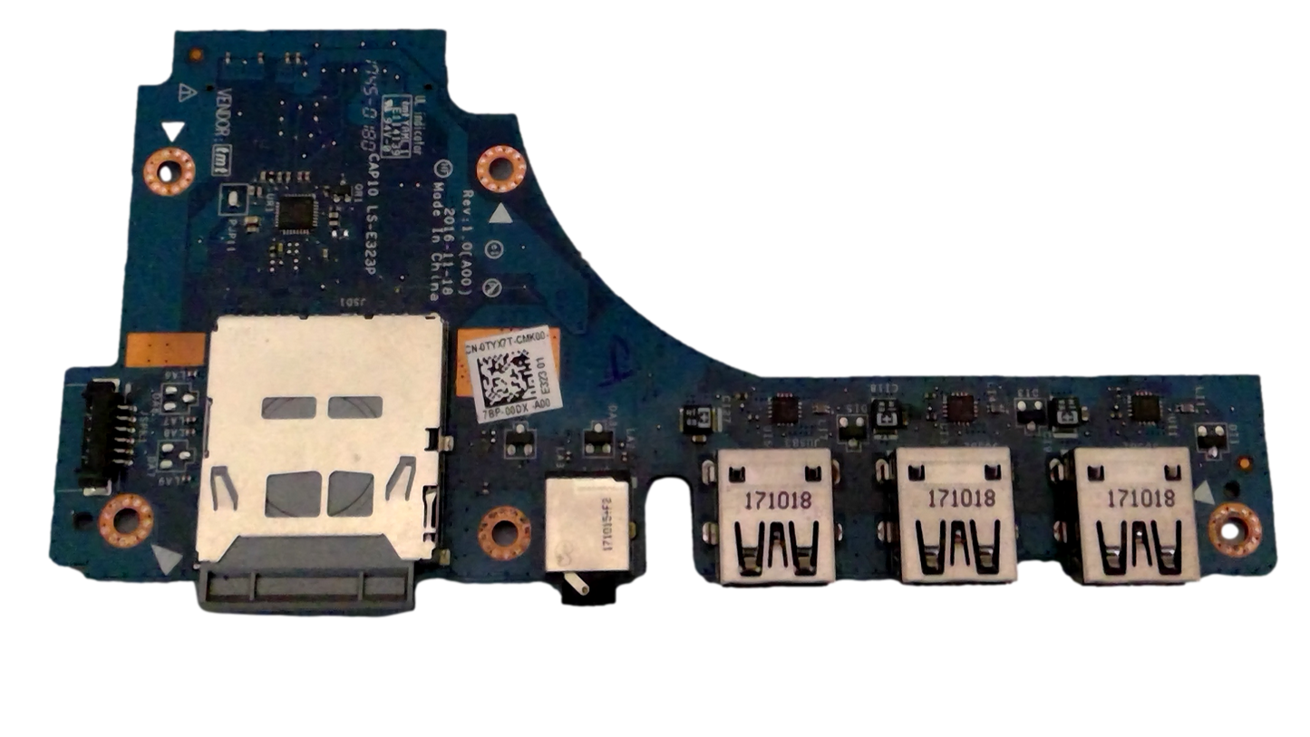 DELL PRECISION 7720 RIGHT IO BOARD LS-E323P TYX7T 0TYX7T